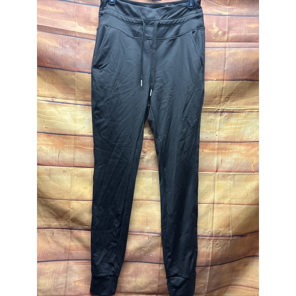 NWT Halara SoftlyZero Plush High Waisted Drawstring Joggers Size Medium - Black